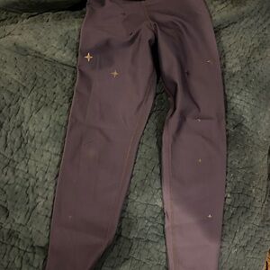 Ultracor gray Leggings tiny Gold shapes. Like new never worn. Made for Barry’s